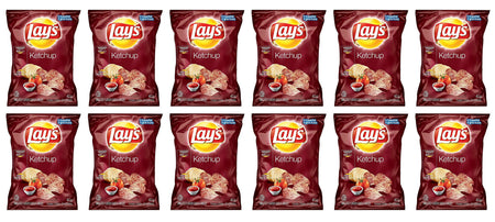 Lay's Potato Chips, Ketchup, 40g/1.41oz., 12 pack {Imported from Canada}