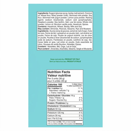 Loacker Cream Filled Wafer Minis Mix, 80pc, 800g/1.8 lb - Ingredients & Nutrition Facts