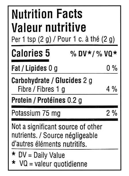 NESCAFE RICH Decaffeinated, Instant Coffee, 100g/3.5oz - Nutrition Facts Label
