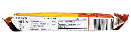 Nestle Coffee Crisp Pumpkin Spice Latte Chocolate Bar, 42g/1.5 oz. Bar Left Side