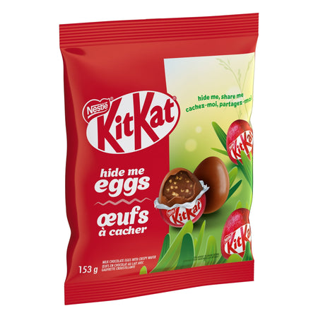 Nestle KitKat Hide Me Eggs 153g/5.4oz Bag Left Angle