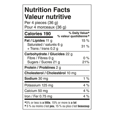 Nestle Smarties Hide Me Eggs 153g/5.4oz Bag Nutritional Facts