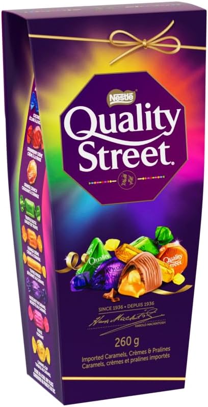 Quality Street Assorted Pralines, 260g/9.1 oz. Gift Box