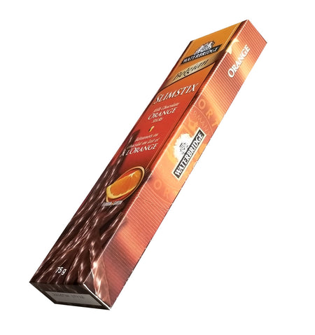 Waterbridge Belgian Slimstix, Milk Chocolate Orange Sticks, 75g/2.6 oz. Box {Imported from Canada}