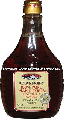 Camp 100% Maple Syrup, #1 Medium, 375mls/12.7oz/6pk {Canadian}