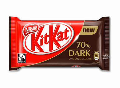 Kit Kat Dark: 70% Cocoa - Dark and Delicious - Candyrageous