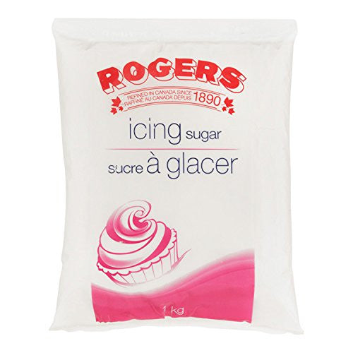ROGERS SUGAR Icing Sugar, 1kg/2.2lbs, {Imported from Canada}