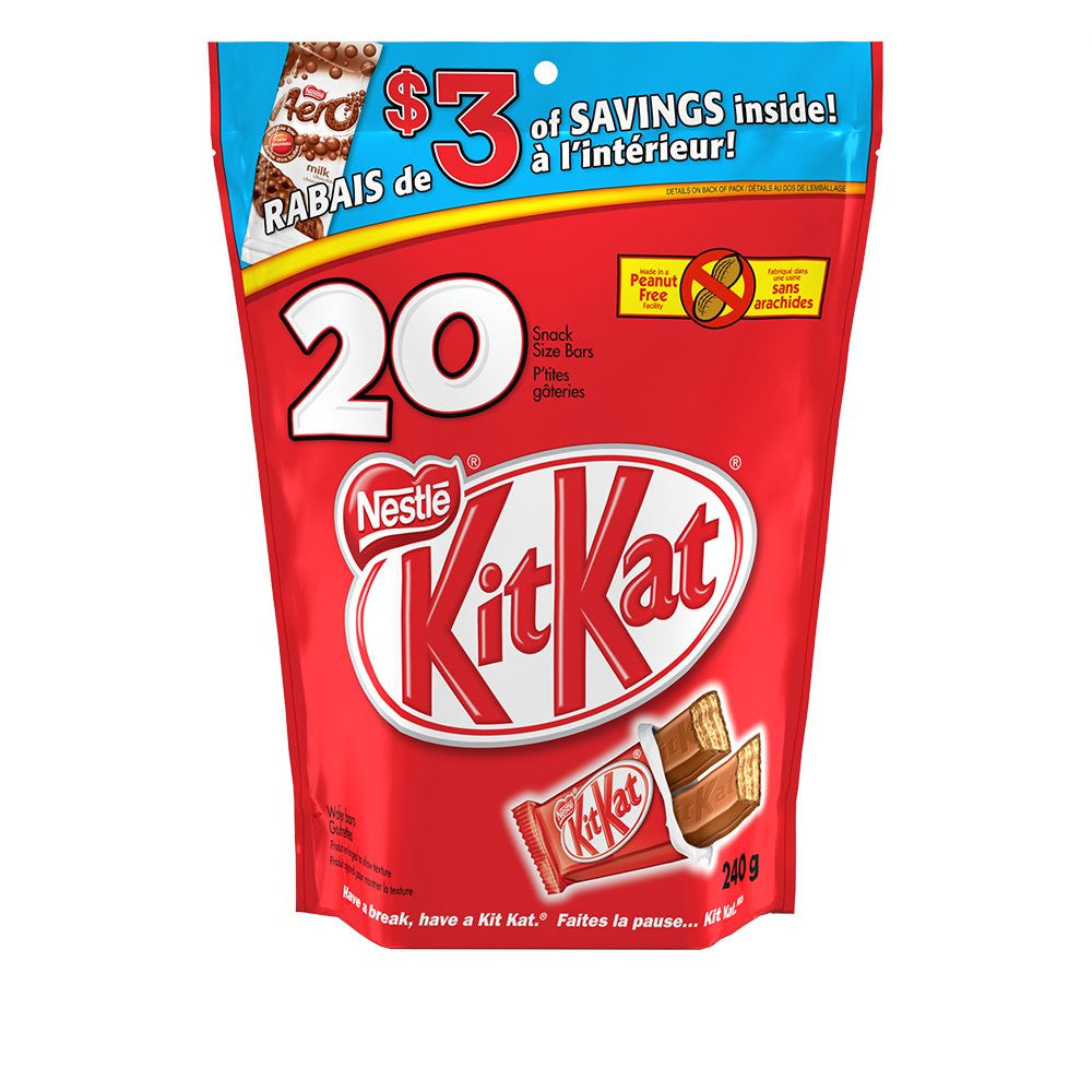 KIT KAT Minis, 20x12g, Multipack {Imported from Canada}