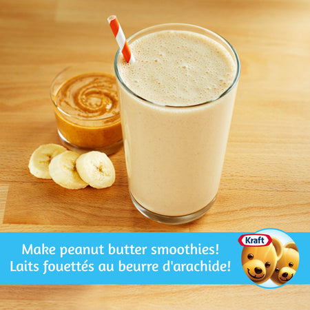 Kraft Peanut Butter, Light Smooth, 500g/17.6 oz. (Pack of 12) {Imported from Canada}