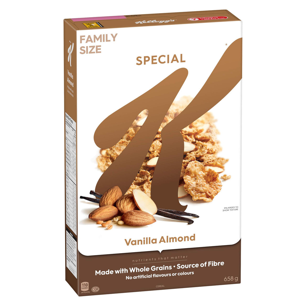 Kellogg's Special K Vanilla Almond, Family Pack, Cereal 658g/23oz.(Imported from Canada)