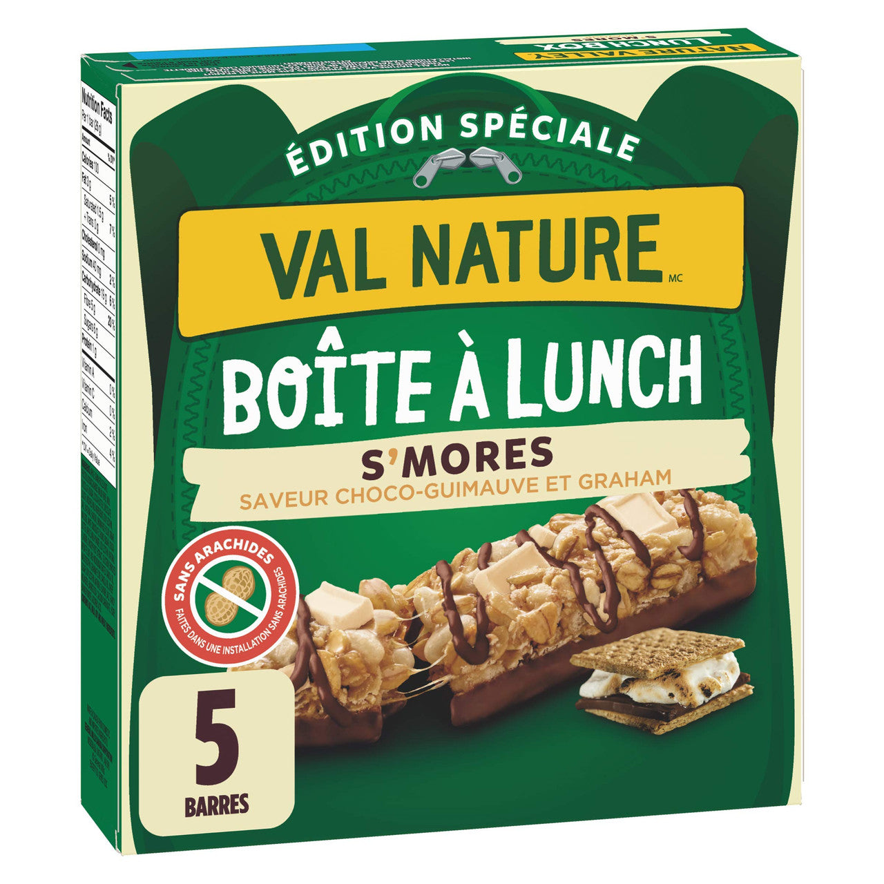 NATURE VALLEY, Lunchbox S'mores Granola Bars, 130g/4.6oz, {Imported from Canada}
