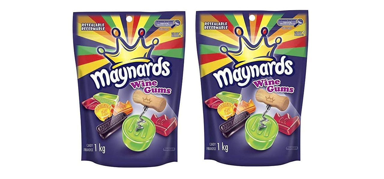 Maynards Wine Gums - 1kg /2.2lbs (2pk) {Imported From Canada}