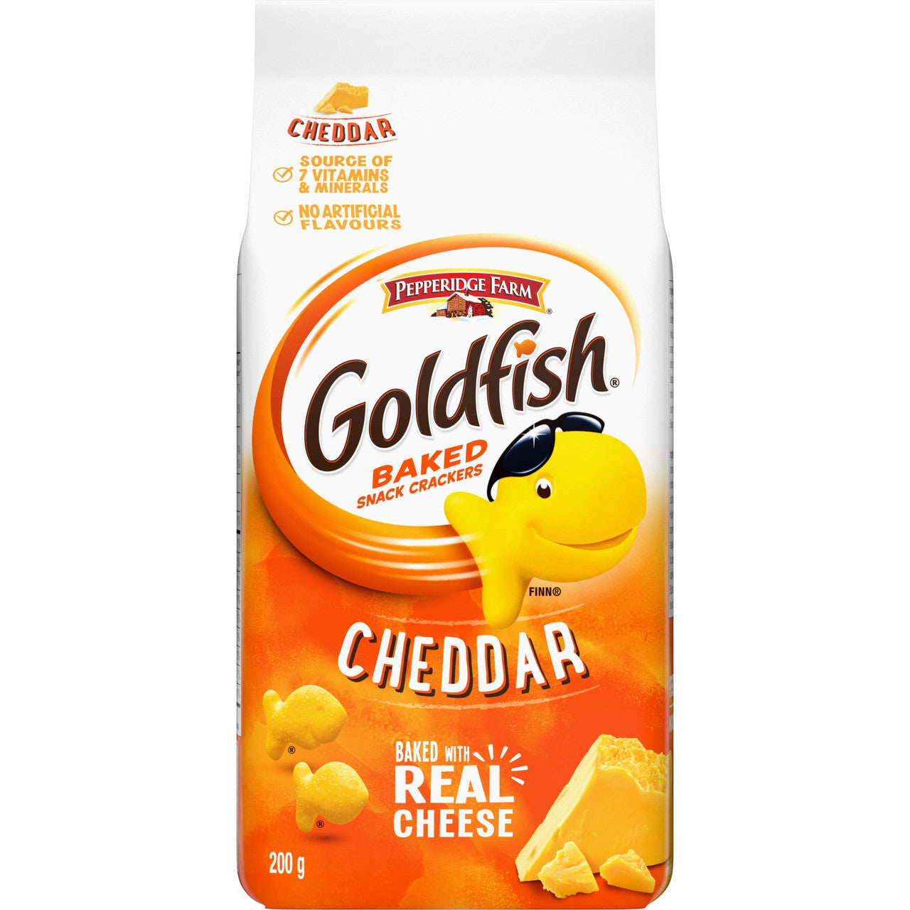 Pepperidge Farm Goldfish Cheddar Crackers, 200g/7oz, {Imported from Canada}