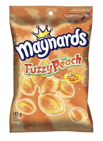 Maynards Fuzzy Peach, 185g/6.5 oz., (3 bags) {Imported from Canada}
