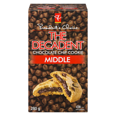 PC The Decadent Chocolate Chip Cookie Middle - 280g/9.9oz. {Canadian}