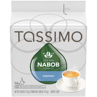 Tassimo Nabob Espresso Coffee -14T-discs for Tassimos {Imported from Canada}