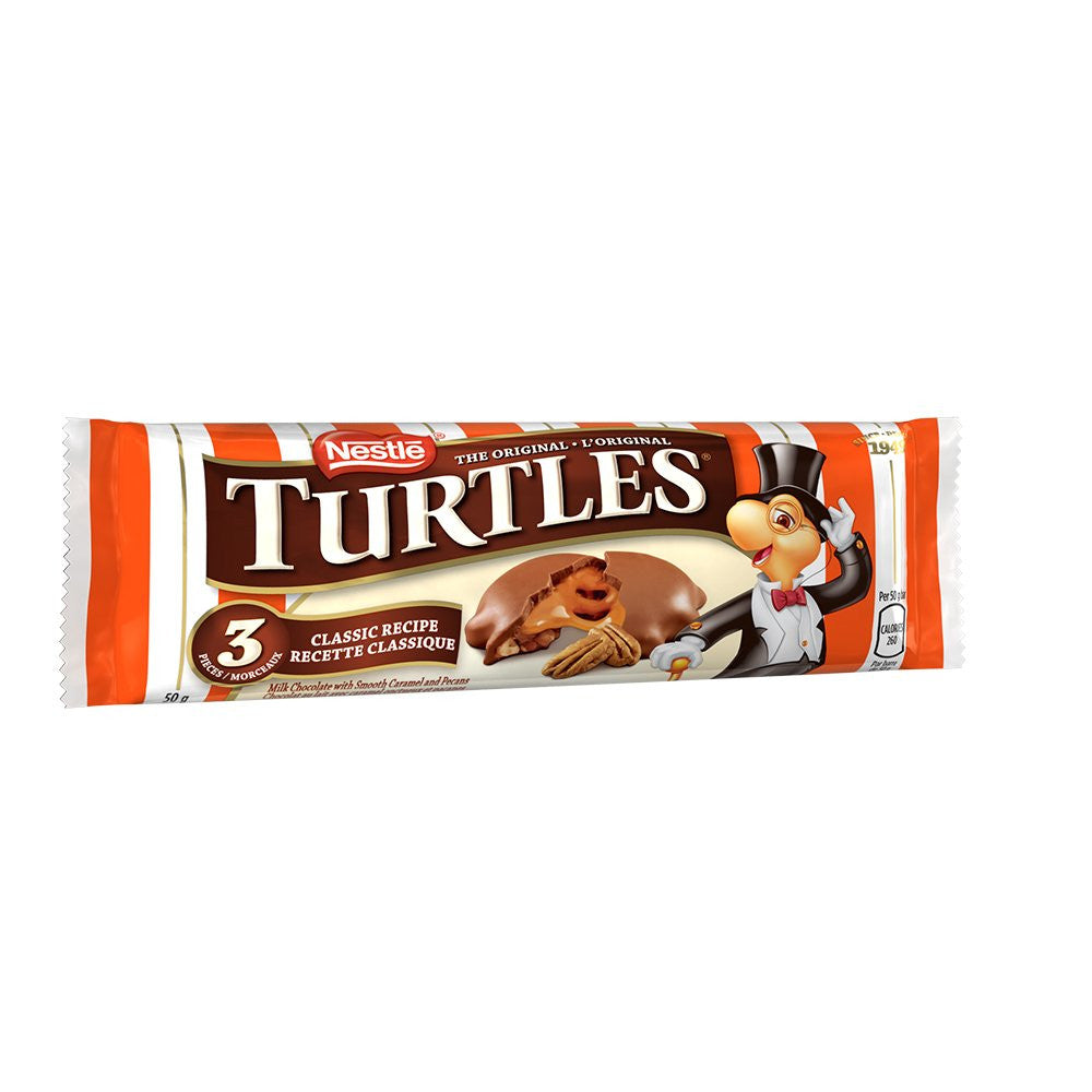 Nestle Turtles 100% Pecan, (10 Pack) {Imported from Canada}