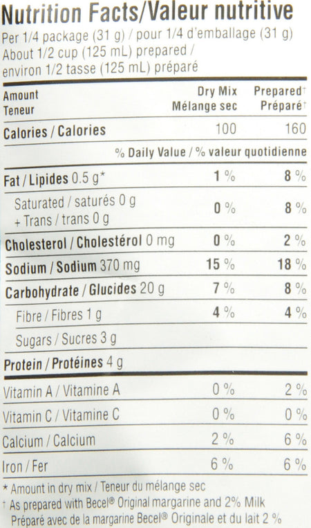 Knorr Sidekicks Creamy Parmesan Pasta 124g - Imported from Canada