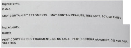 Yupik Pitted Dates, 1Kg/2.2 lbs., {Imported from Canada}