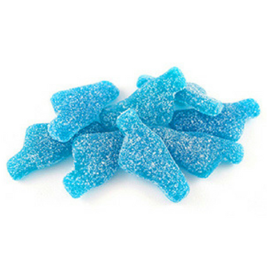 Allan Big Foot Gummy Candy, Sour Blue Raspberry, 2.5kg/5.5 lbs. {Imported from Canada}