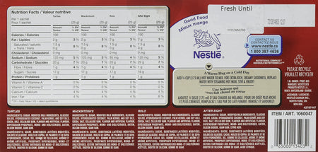 Nestle Carnation Hot Chocolate Variety Pack, Rolo, Mackintosh Toffee, After Eight, Turtles, 40-Count Box, 25g Envelopes
