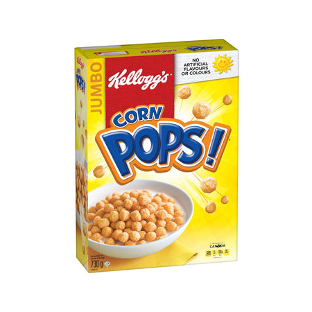 Kellogg's Corn Pops Cereal Jumbo Size 730g/25.8 oz., {Imported from Canada}