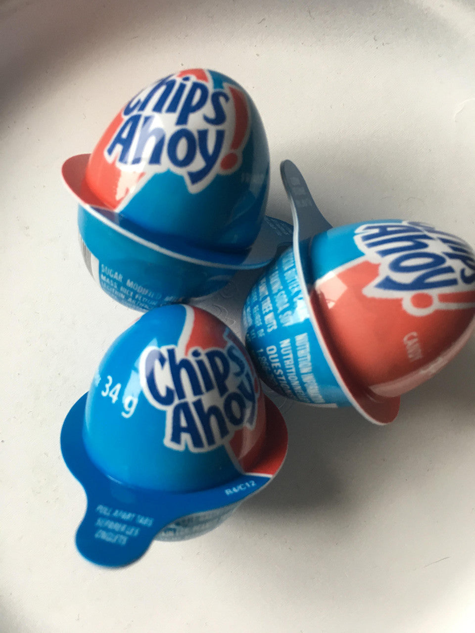 Chips Ahoy Chocolate Eggs Set of 3 Candy 34 gram each