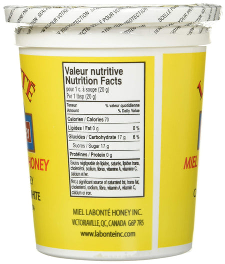 Labonte Pure & Natural Extra Creamy Honey, (1kg/2.2lbs.) {Imported from Canada}