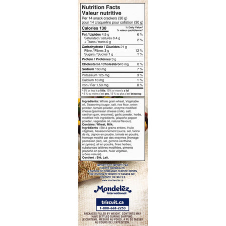 Triscuit Thin Crisps Zesty Jalapeno side