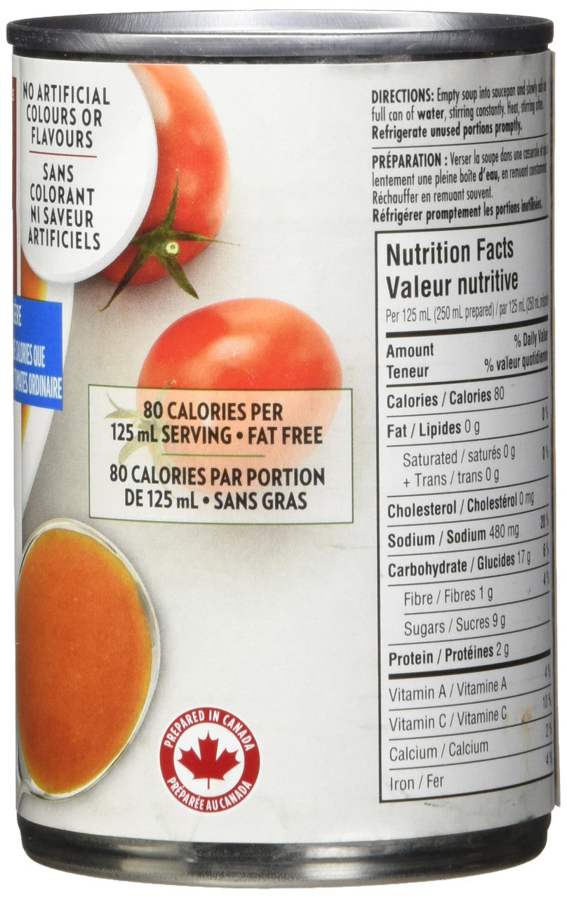 Campbell's Light Tomato Soup, 284ml/9.6 oz., (Imported from Canada)