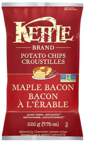 Kettle Maple Bacon Potato Chips 220g/7.8oz.{Imported from Canada}