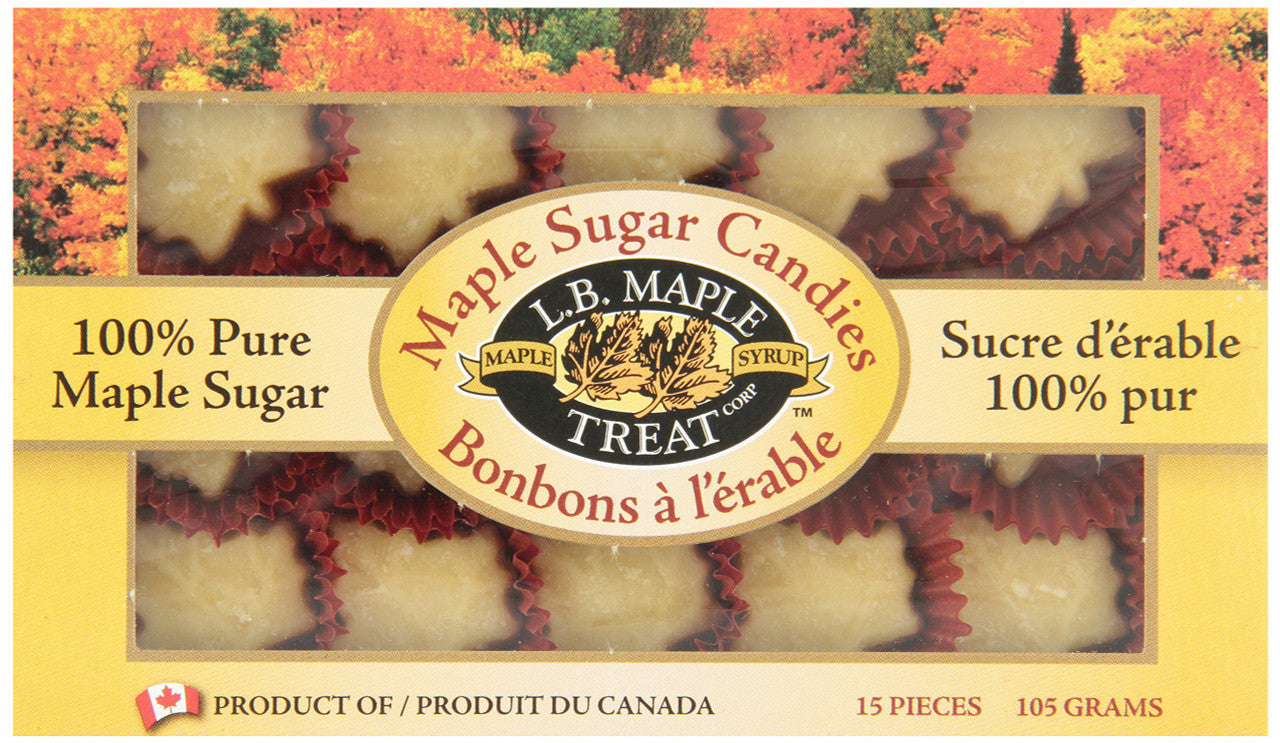 L B Maple Treat,Gluten Free, Maple Sugar Candies, 105g/3.7oz., {Imported from Canada}