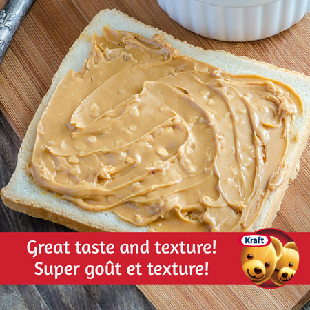 Kraft Peanut Butter, Crunchy, 2kg/4.4 lbs. Jar (Pack of 6) {Imported from Canada}