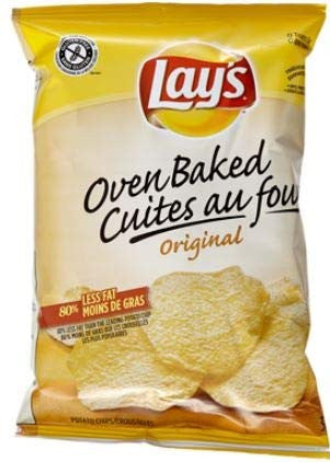 LAYS Oven Baked Potato Chips, Original (40ct x 32g/1.1oz