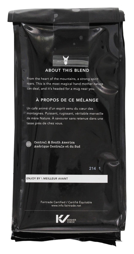 Kicking Horse Grizzly Claw Dark Roast Ground Coffee 284g/10 oz, (2pk) {Imported from Canada}