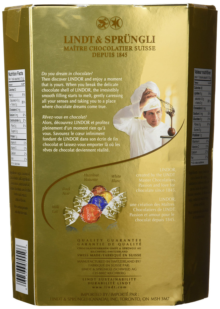 Lindt Lindor Christmas  Chocolates Box 900g/31.74oz{Imported from Canada}