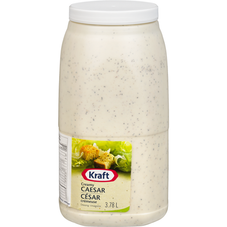 Kraft Creamy Caesar Dressing Jugs, (3.78L/1 Gallon per Jug) (Pack of 2), {Imported from Canada}