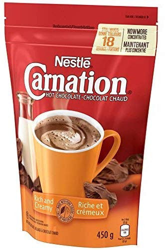 Nestle Carnation Rich and Creamy Hot Chocolate Mix, 450g/15.9 oz. {Imported from Canada}