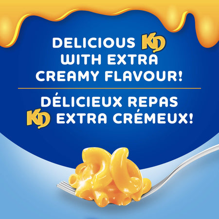 Kraft Dinner Extra Creamy Macaroni & Cheese, 200g/7.1 oz., (24pk) {Imported from Canada}