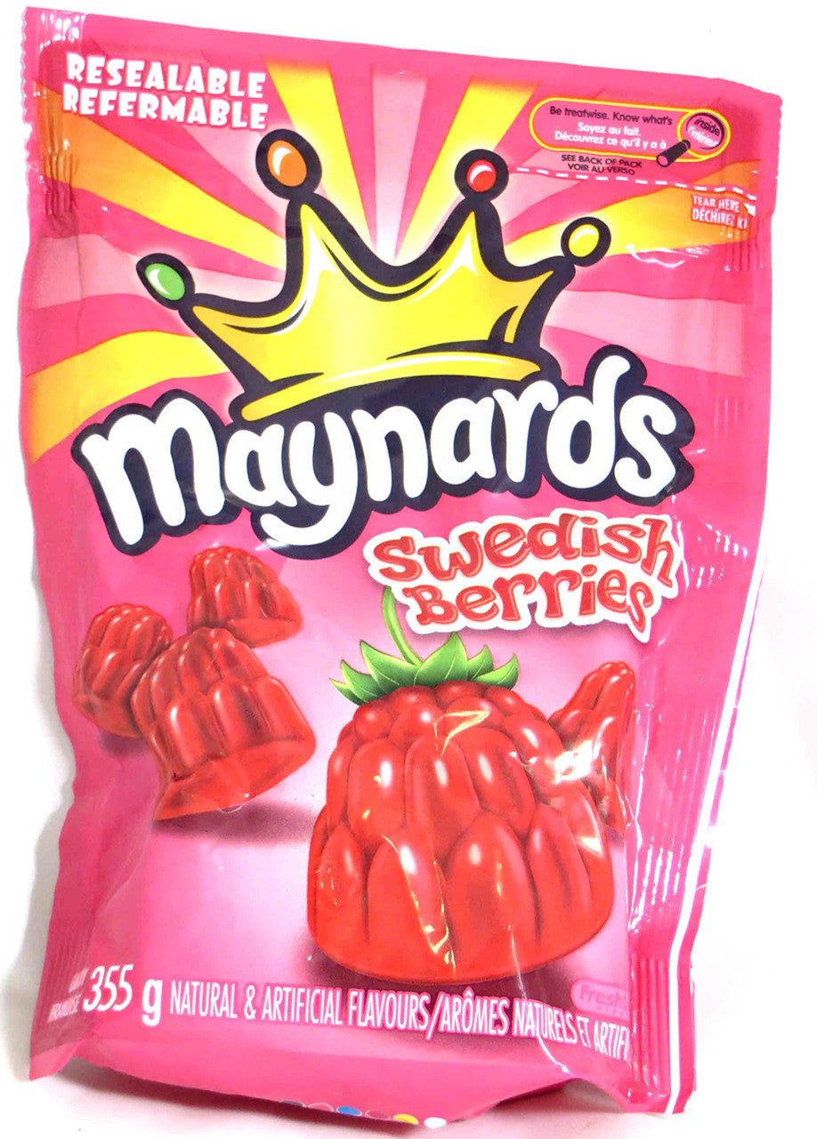 Maynards Gummy Candy, Swedish Berries, 2pk, 355g/12.5oz {Canadian}