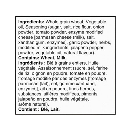 Triscuit Thin Crisps Zesty Jalapeno ingredients