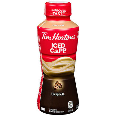 Tim Horton's Iced CAPP Original 340ml/11.5oz., - Pack of 3, {Imported from Canada}