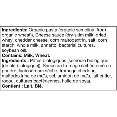 Kraft Dinner Organic Original Macaroni & Cheese, 170g/6oz., {Imported from Canada}