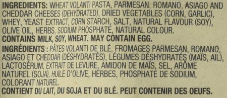 Knorr Selects Sweet Corn Mac & Cheese with Volanti Pasta, 130g/4.6 oz., {Imported from Canada}