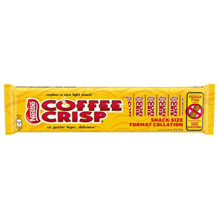 Nestle Coffee Crisp Snack Size Bars