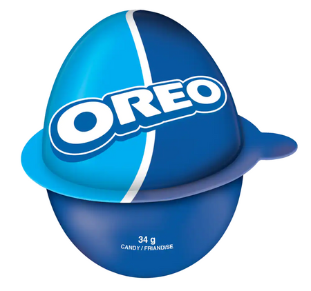 Cadbury Oreo Egg Milk Chocolate with Creme Filling and Cookie Bits, 48x34g {Imported from Canada}