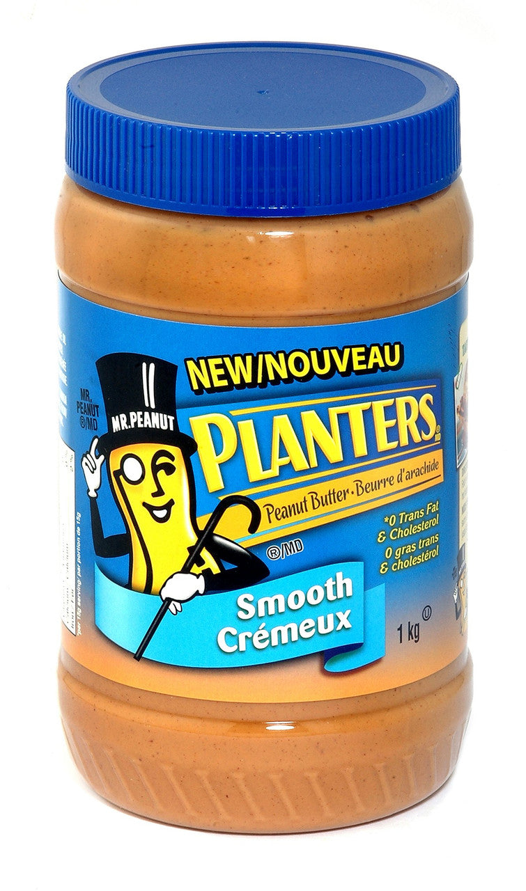 Planters, Smooth Peanut Butter, 1kg/35.3 oz., {Imported from Canada}