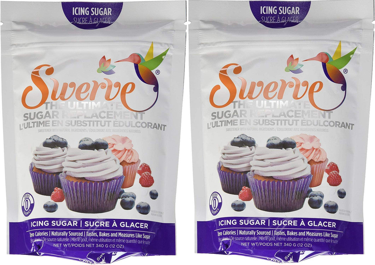 Swerve The Ultimate Sugar Replacement - Icing Sugar, 340g/12 oz. (2 Pack) {Imported from Canada}