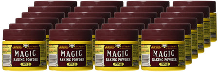 MAGIC Baking Powder, 24ct, 225g/7.9oz. Each, (Imported from Canada)
