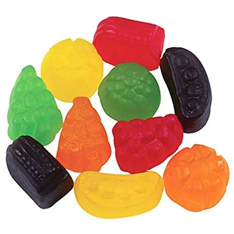 Allan Ju Jubes Gummy Candy, 2.5kg/5.5lb., Bag, {Imported from Canada}
